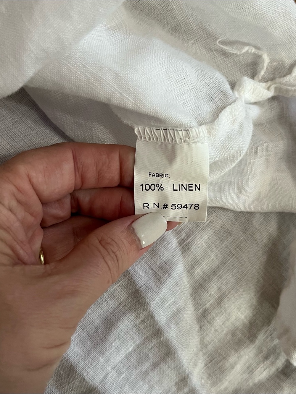 Bellambra Italy L 100% linen white top poetcore lagenlook coastal - Picture 7 of 9